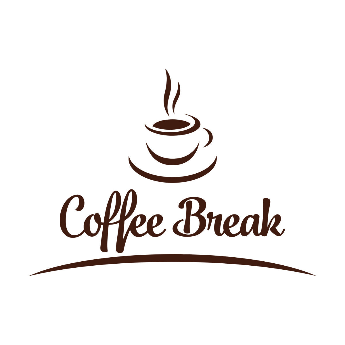 Vinyl Wall Stickers Coffee Break Cafe And Drink Cup Art Mural Painting