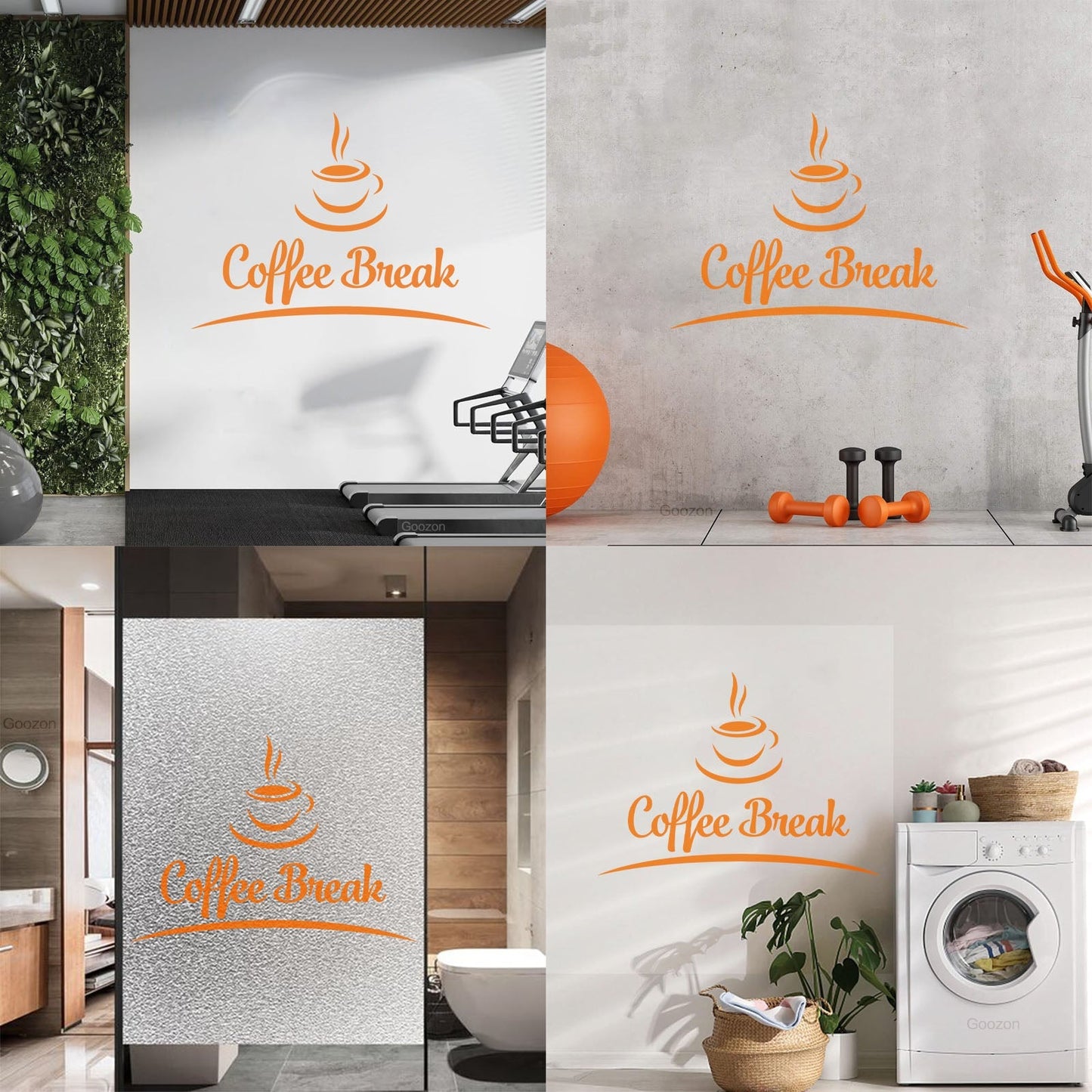 Vinyl Wall Stickers Coffee Break Cafe And Drink Cup Art Mural Painting