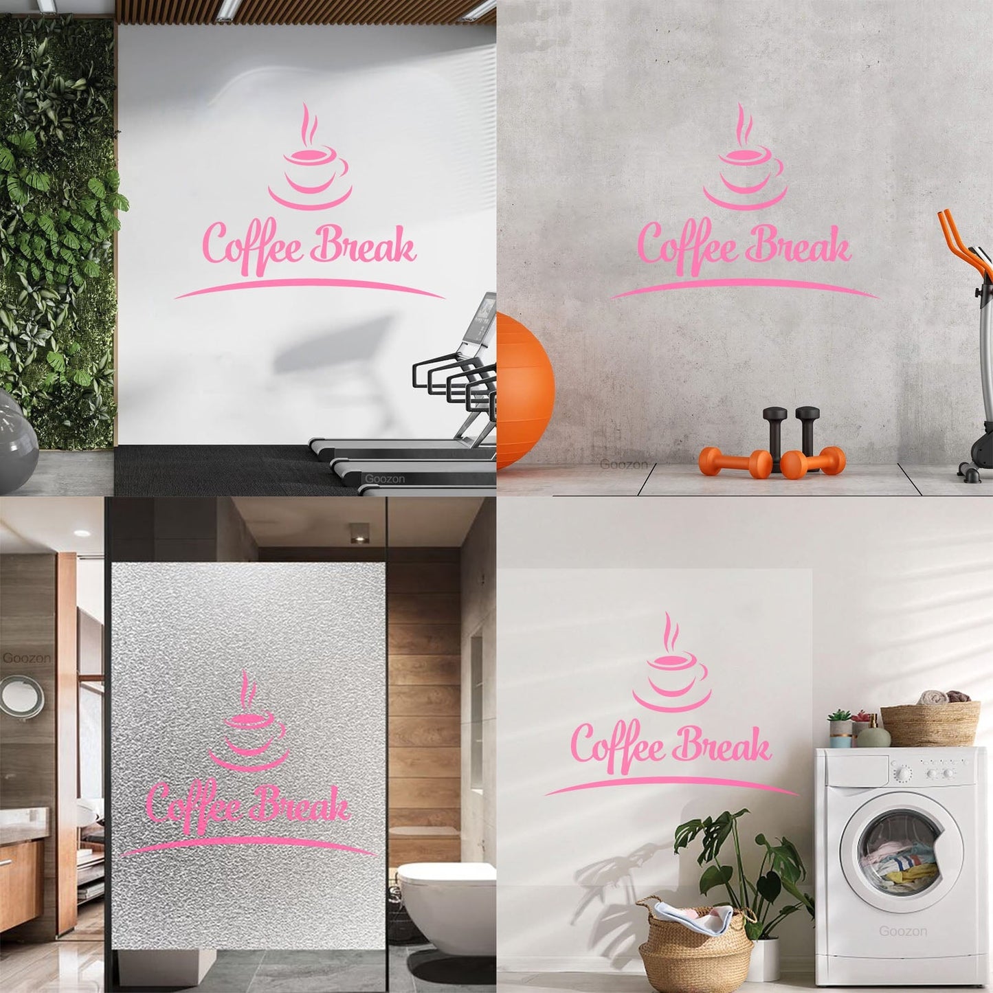 Vinyl Wall Stickers Coffee Break Cafe And Drink Cup Art Mural Painting