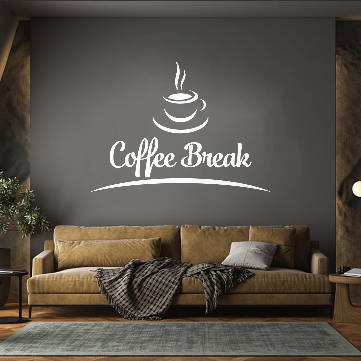 Vinyl Wall Stickers Coffee Break Cafe And Drink Cup Art Mural Painting