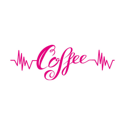 Lettering Coffee Shop Ambience Cafe Vinyl Wall Decals Waterproof