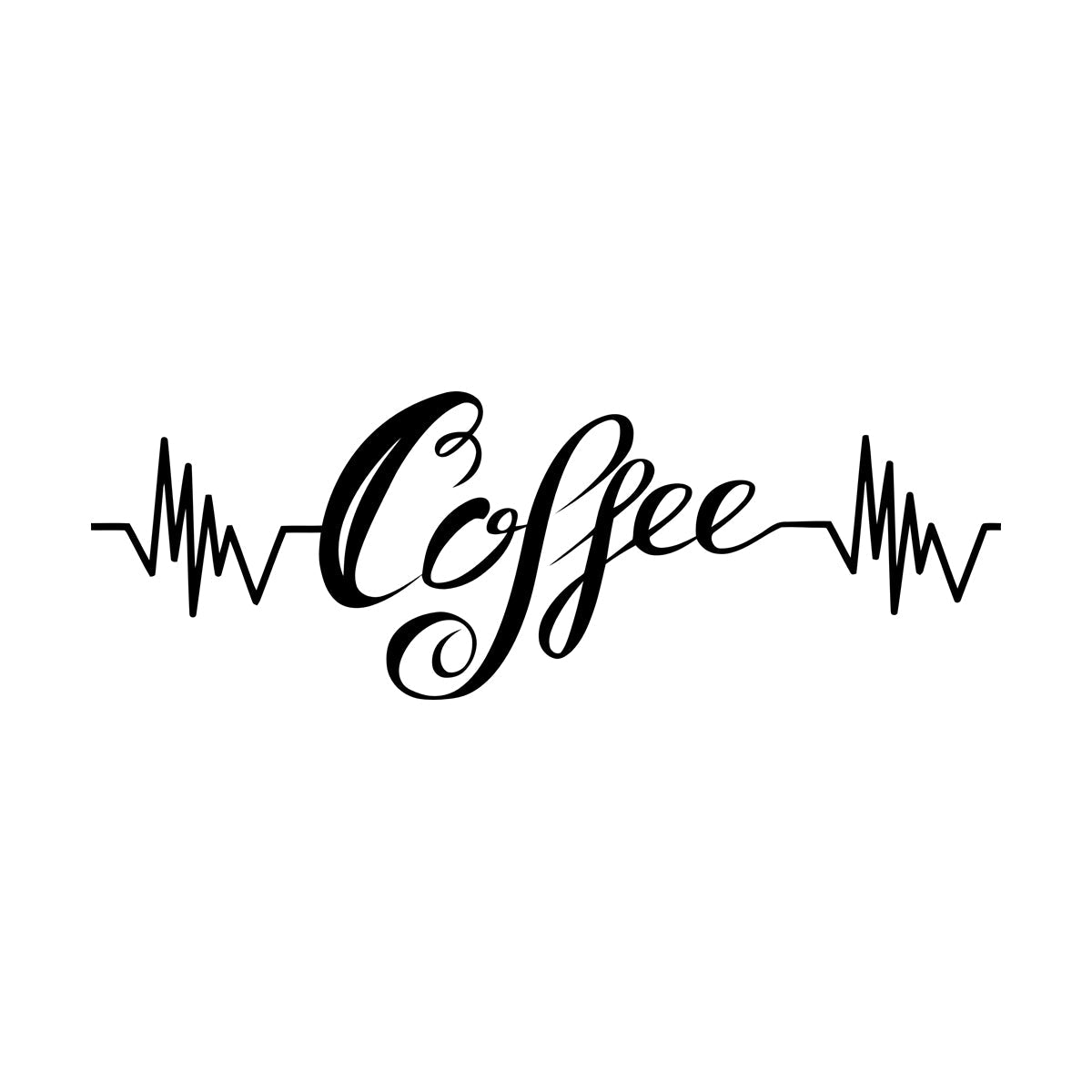 Lettering Coffee Shop Ambience Cafe Vinyl Wall Decals Waterproof