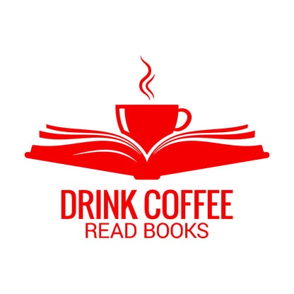 Fine Carving Stickers Open Book Cup Drink Coffee Read Reading Corner Books Wall Beautification