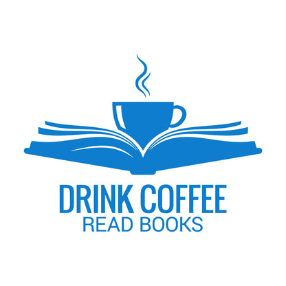 Fine Carving Stickers Open Book Cup Drink Coffee Read Reading Corner Books Wall Beautification