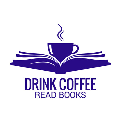 Fine Carving Stickers Open Book Cup Drink Coffee Read Reading Corner Books Wall Beautification
