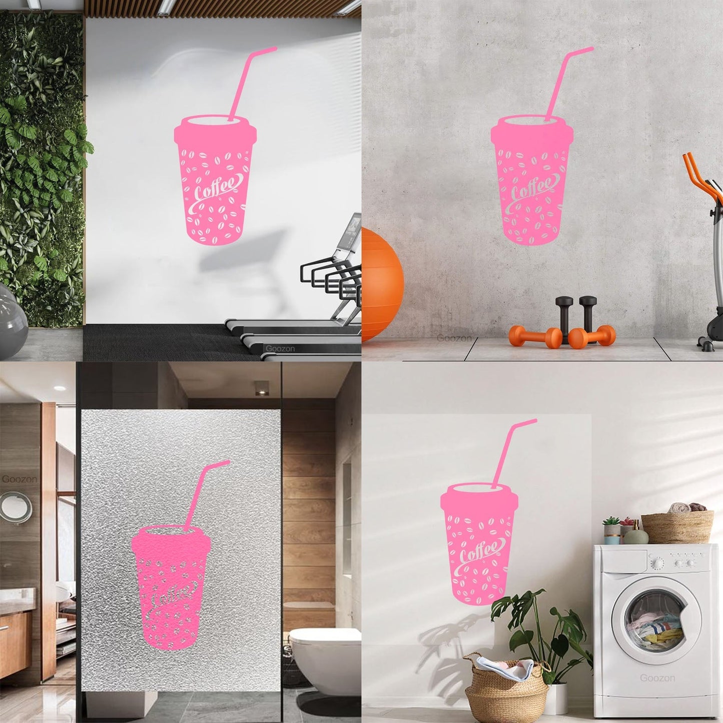 Wall Stickers Paper Coffee Glass Car Body Decoration
