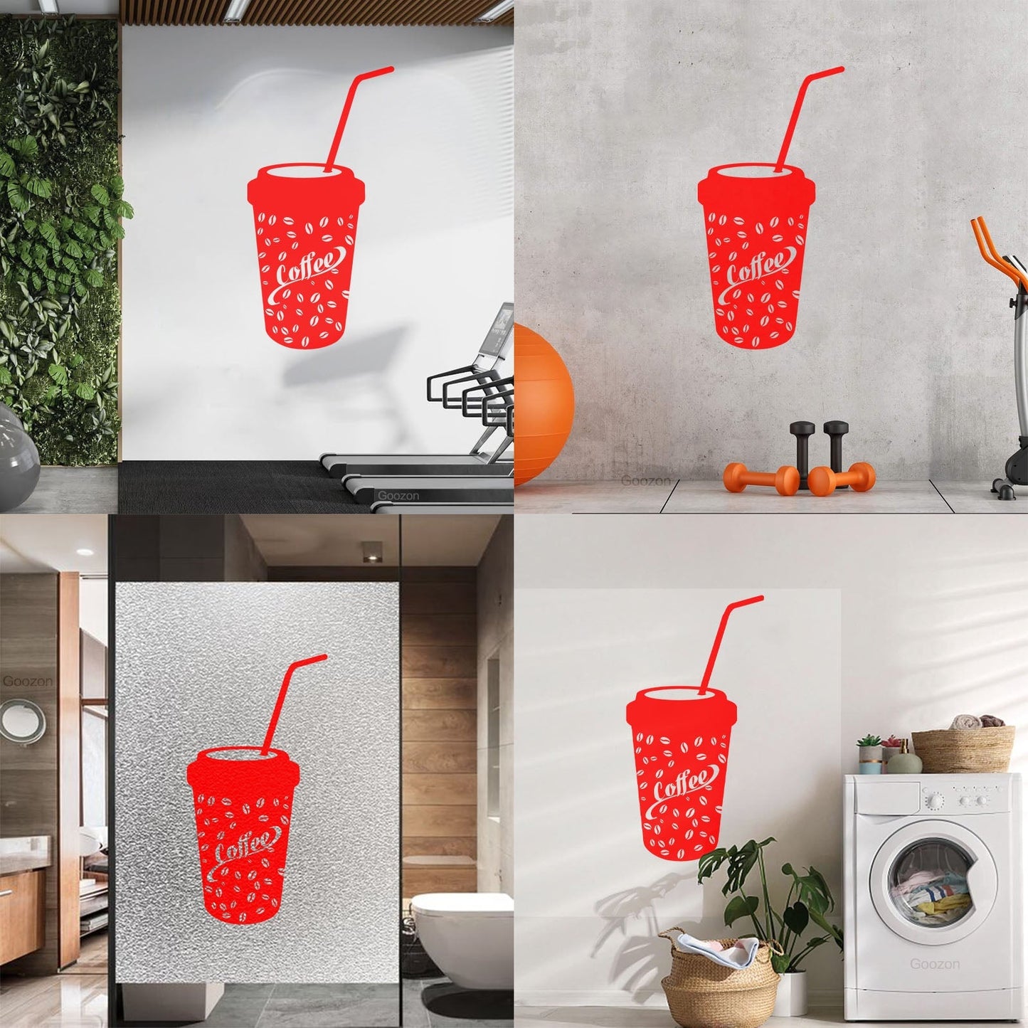 Wall Stickers Paper Coffee Glass Car Body Decoration
