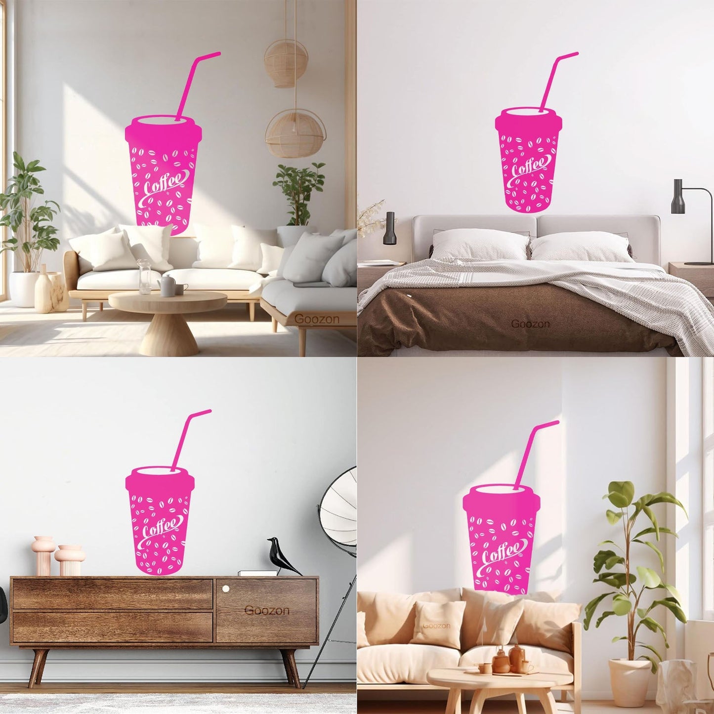 Wall Stickers Paper Coffee Glass Car Body Decoration