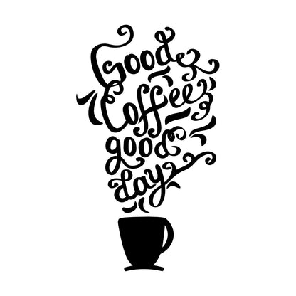 Lettering Decals Quote Coffee Kitchen Shop Restaurant Cafe Tattoo Culture