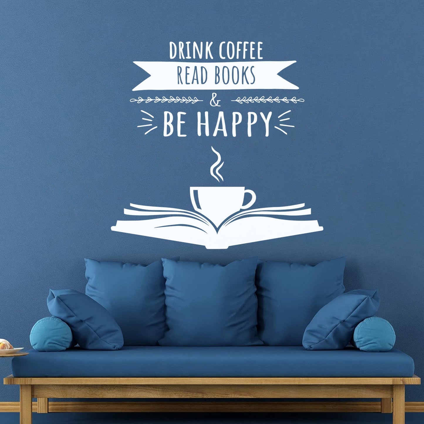 Lettering Stickers Reading Corner Quote Library Coffee Shop Lover Books Self Adhesive