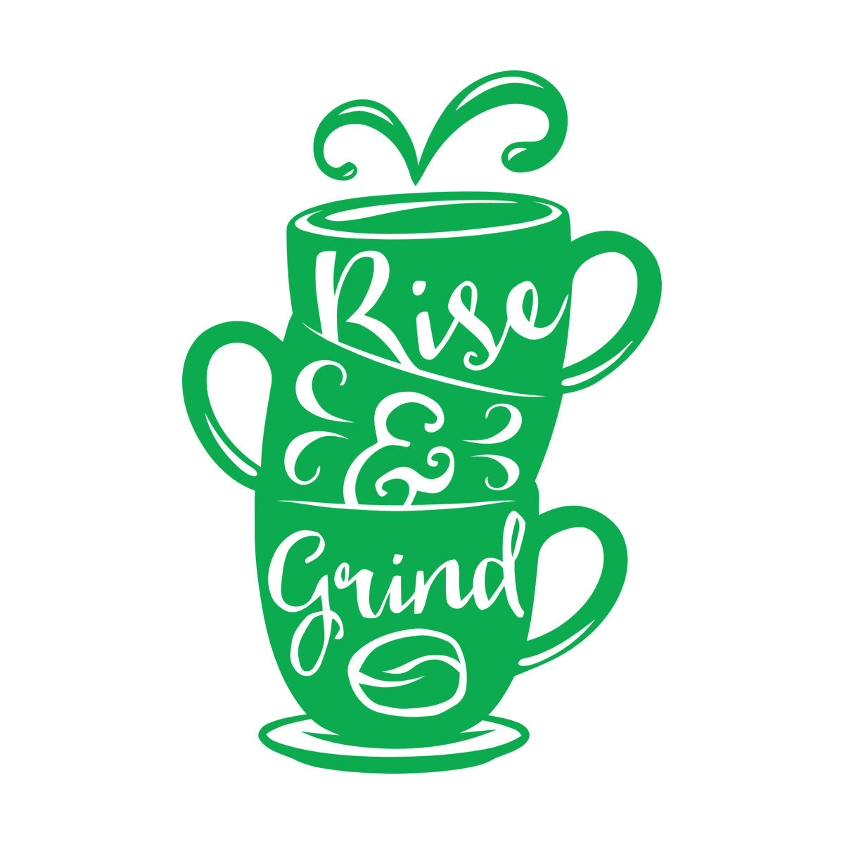 Wall Stickers Paster Paper Words On Cup Quotes About Coffee Home Waterproof