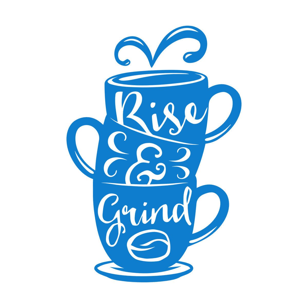 Wall Stickers Paster Paper Words On Cup Quotes About Coffee Home Waterproof