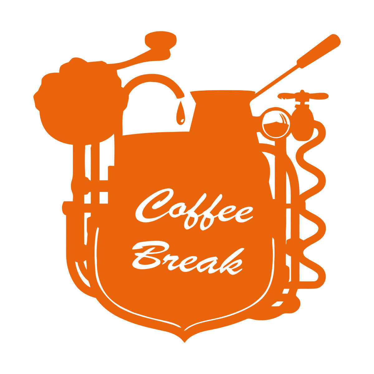 Wall Stickers Coffee Break Coffee Shop Restaurant Cafe Can Modify And Add Information