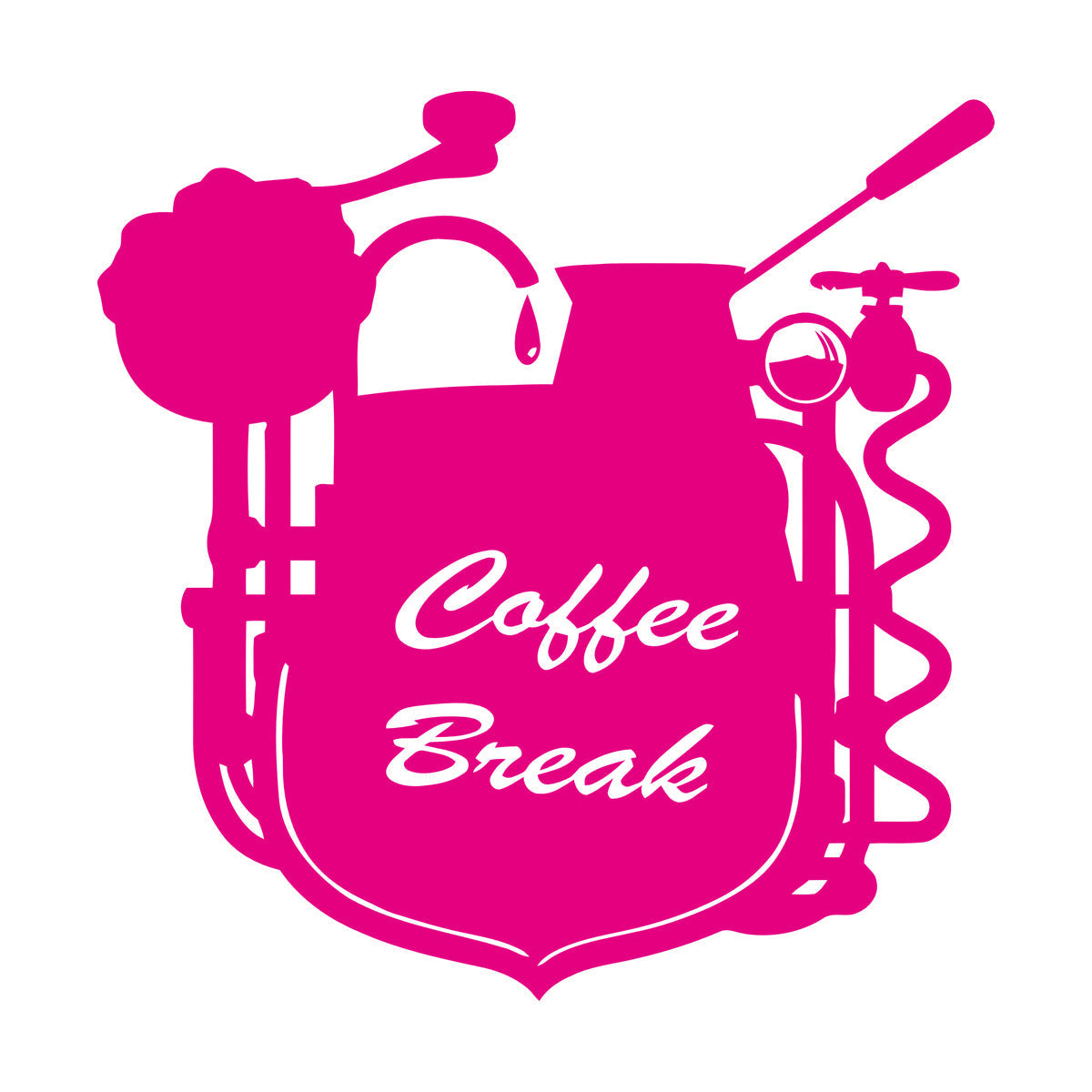 Wall Stickers Coffee Break Coffee Shop Restaurant Cafe Can Modify And Add Information