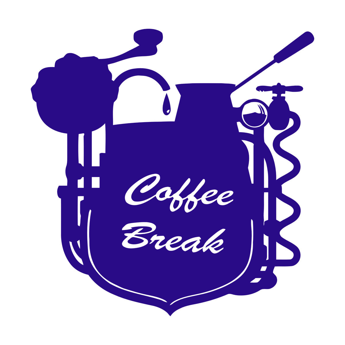 Wall Stickers Coffee Break Coffee Shop Restaurant Cafe Can Modify And Add Information
