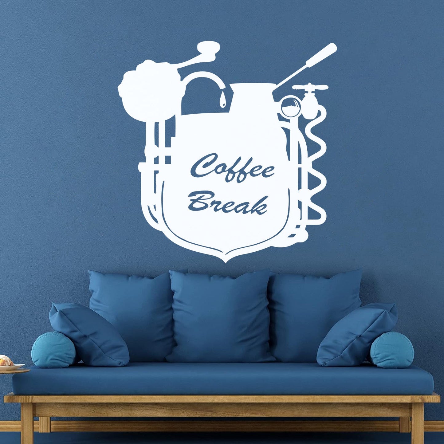 Wall Stickers Coffee Break Coffee Shop Restaurant Cafe Can Modify And Add Information