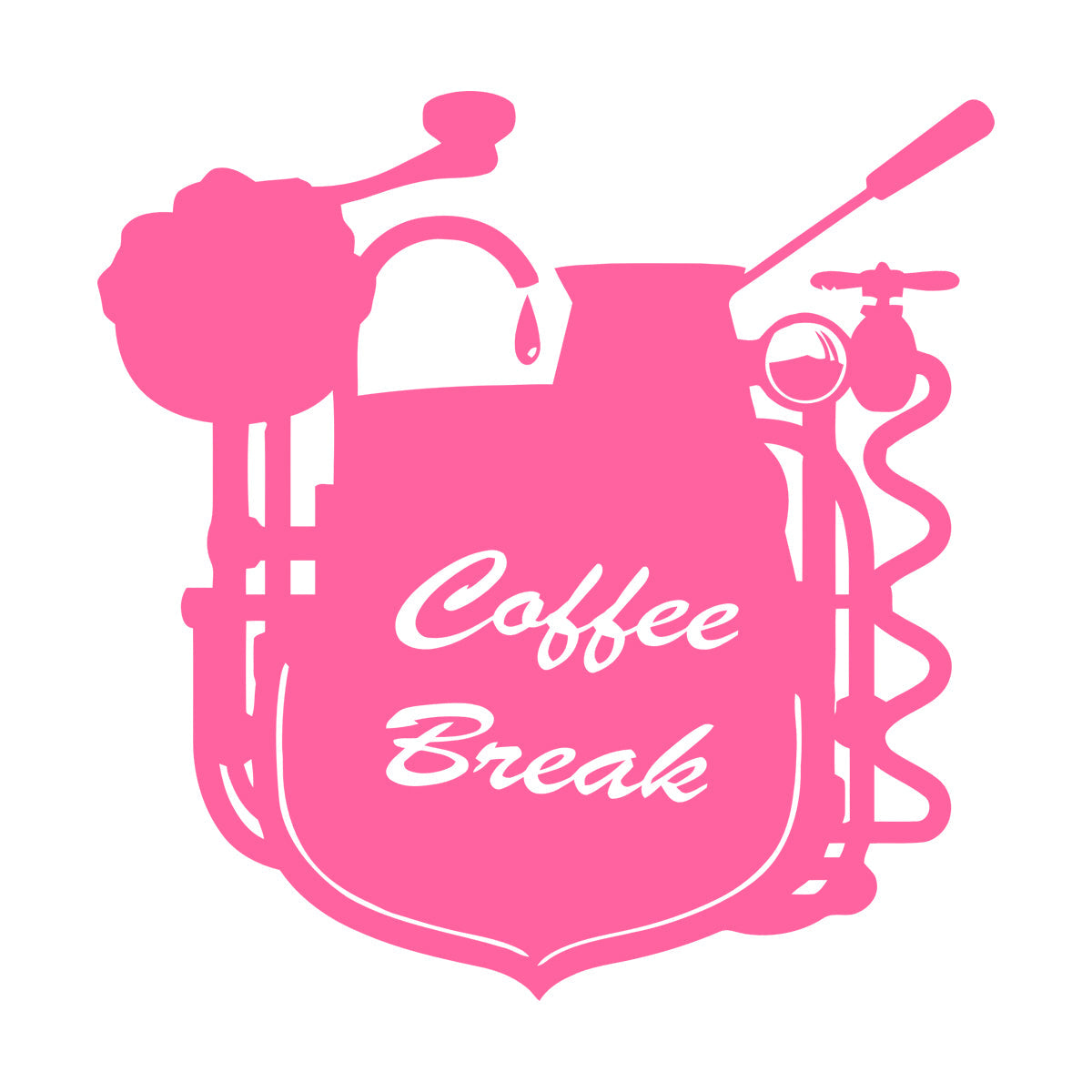 Wall Stickers Coffee Break Coffee Shop Restaurant Cafe Can Modify And Add Information