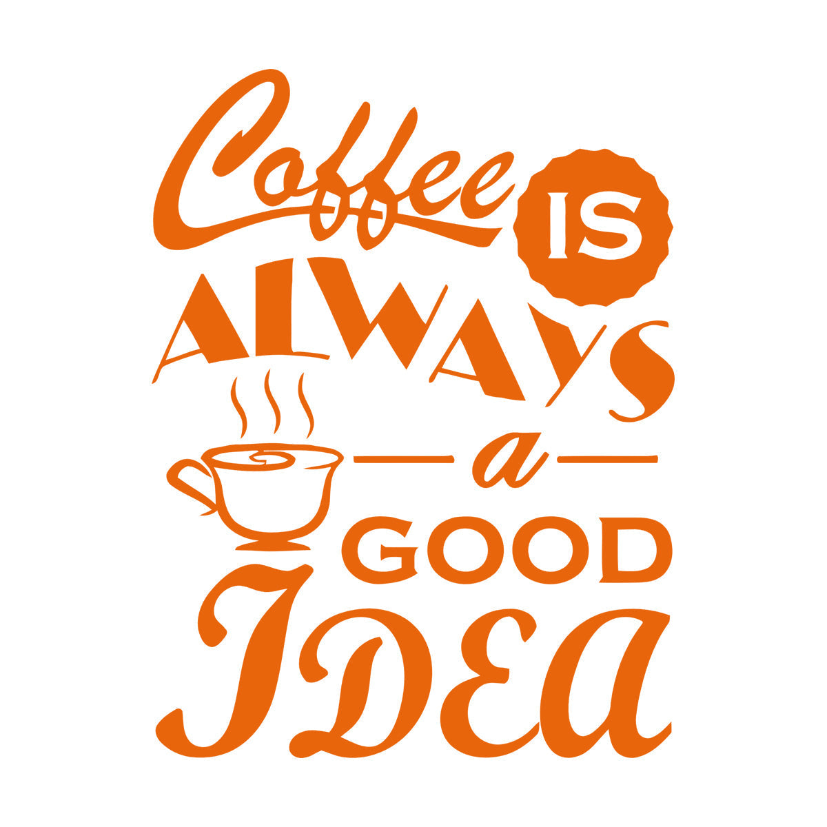 Fine Carving Decals Coffee Cafe Quote Phrase Restaurant Tea Words Art Decoration
