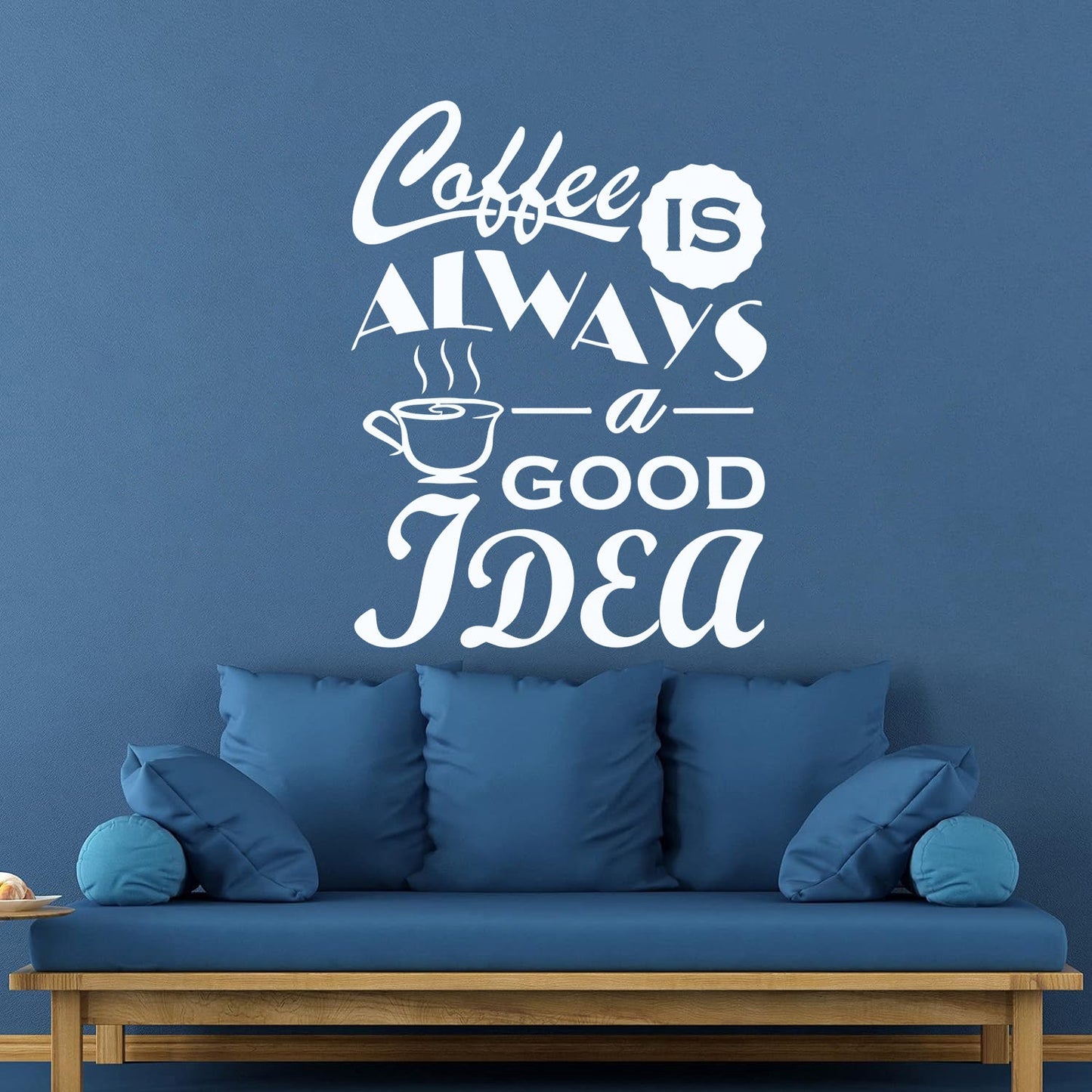 Fine Carving Decals Coffee Cafe Quote Phrase Restaurant Tea Words Art Decoration