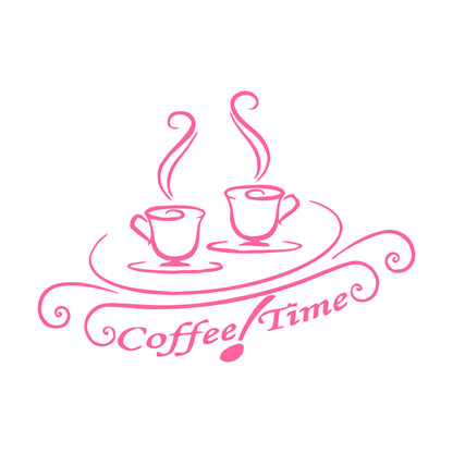 Coffee House Caf¹È Drink Cup Tea Vinyl Art Sticker Wall Beautification