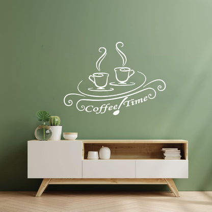 Coffee House Caf¹È Drink Cup Tea Vinyl Art Sticker Wall Beautification