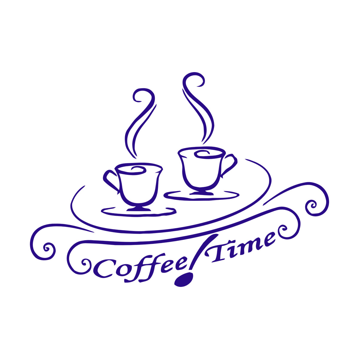 Coffee House Caf¹È Drink Cup Tea Vinyl Art Sticker Wall Beautification