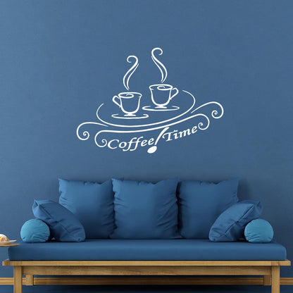 Coffee House Caf¹È Drink Cup Tea Vinyl Art Sticker Wall Beautification