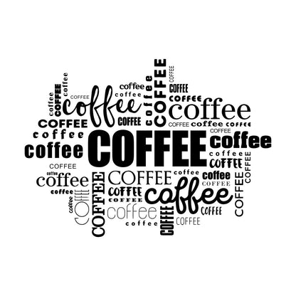 Engraving Stickers Coffee Shop Food Business Restaurant Food Car Body Decoration