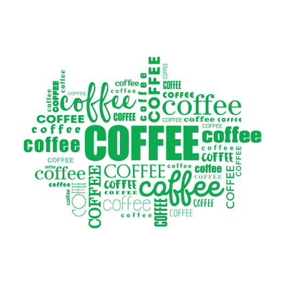 Engraving Stickers Coffee Shop Food Business Restaurant Food Car Body Decoration