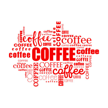 Engraving Stickers Coffee Shop Food Business Restaurant Food Car Body Decoration