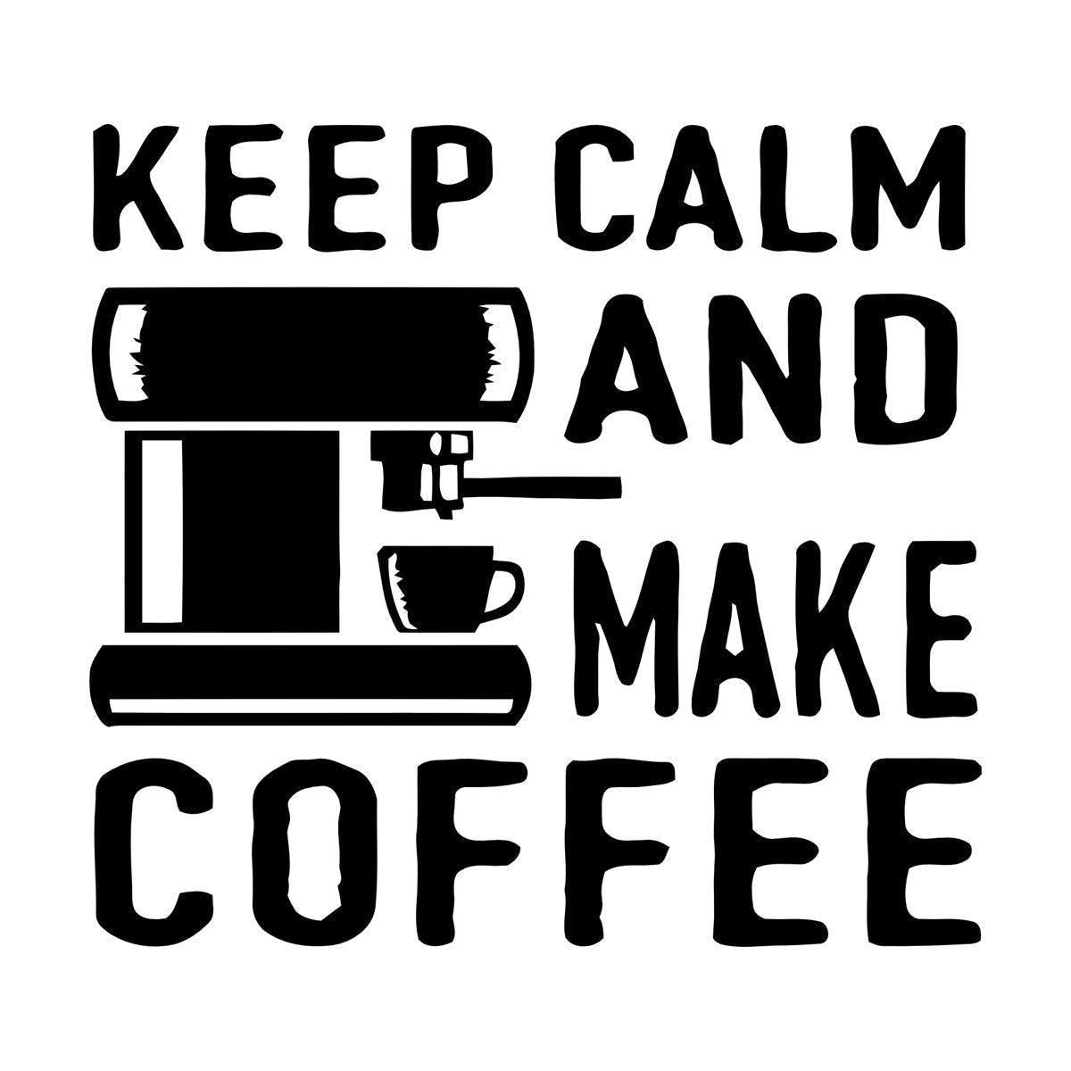 Lettering Decals Coffee Tea Cafe Words Phrase Quote Window Decals