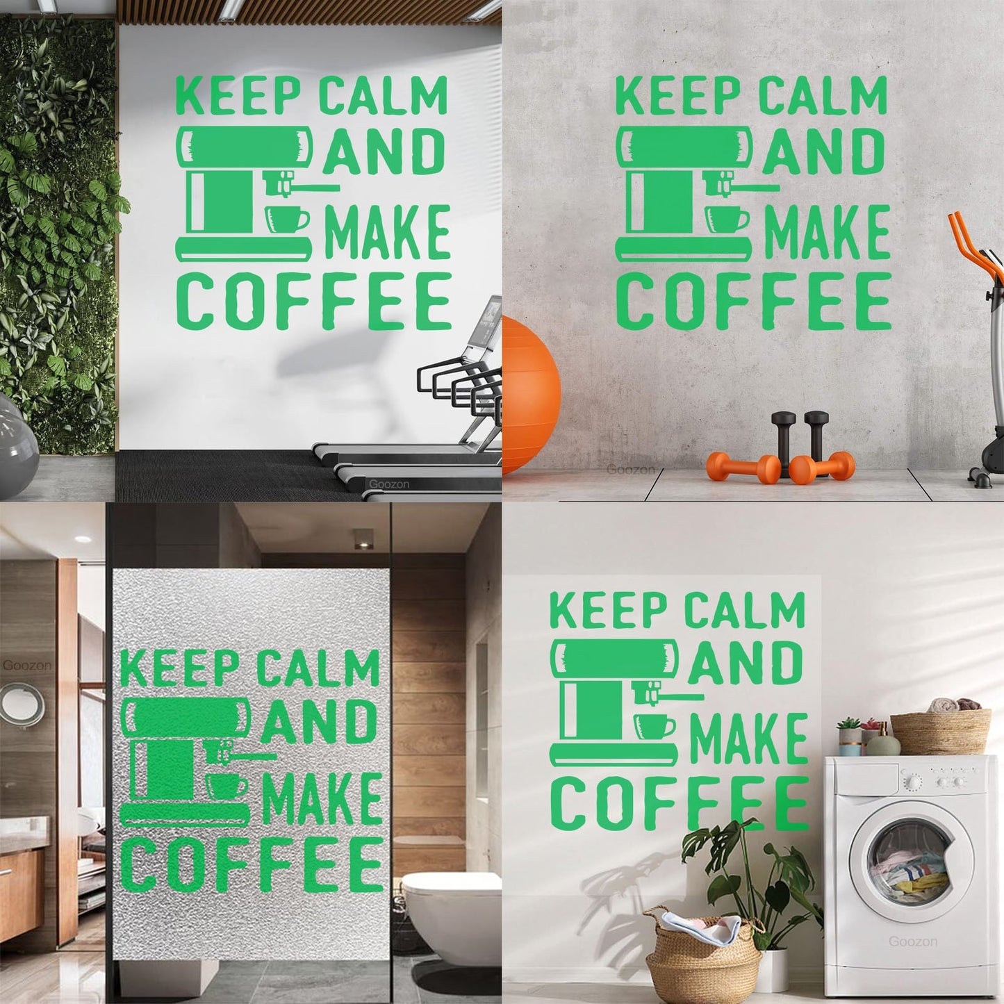 Lettering Decals Coffee Tea Cafe Words Phrase Quote Window Decals