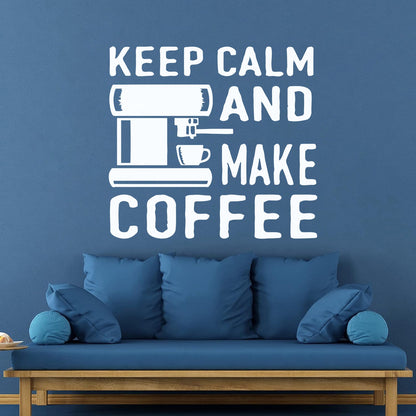 Lettering Decals Coffee Tea Cafe Words Phrase Quote Window Decals