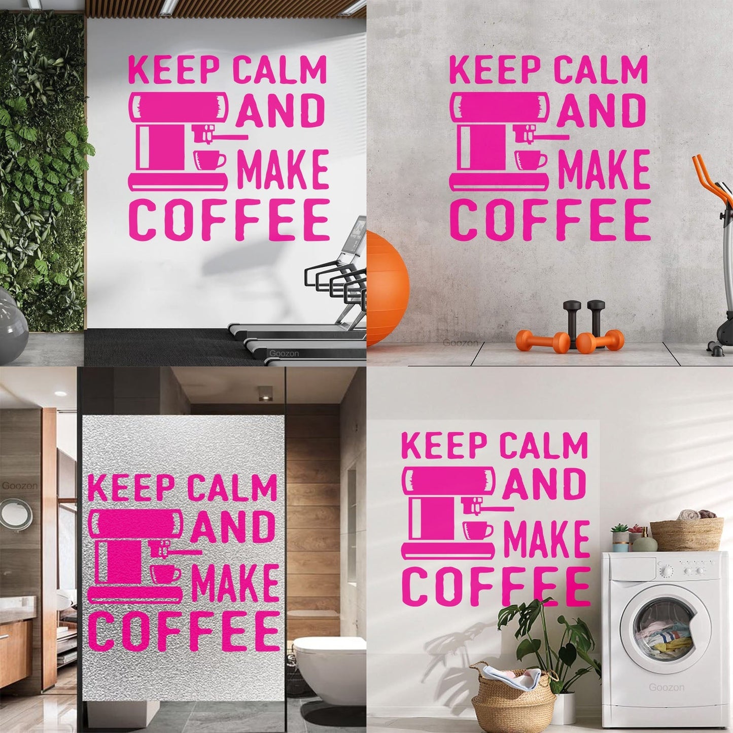 Lettering Decals Coffee Tea Cafe Words Phrase Quote Window Decals