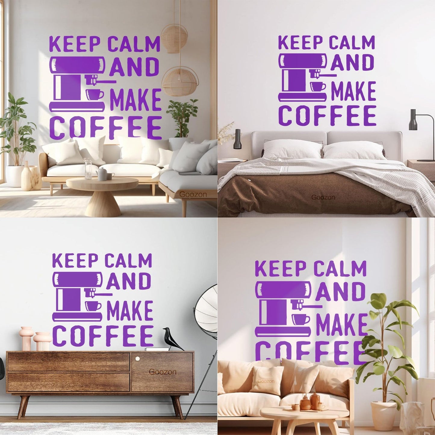 Lettering Decals Coffee Tea Cafe Words Phrase Quote Window Decals