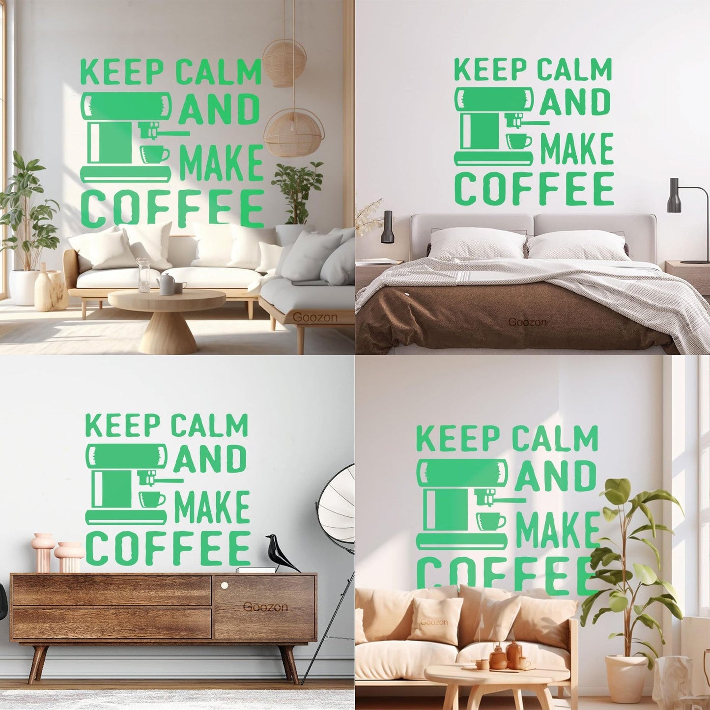 Lettering Decals Coffee Tea Cafe Words Phrase Quote Window Decals