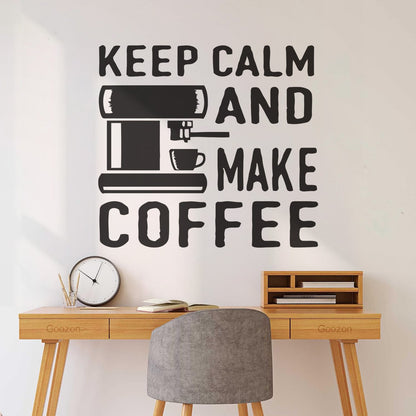 Lettering Decals Coffee Tea Cafe Words Phrase Quote Window Decals