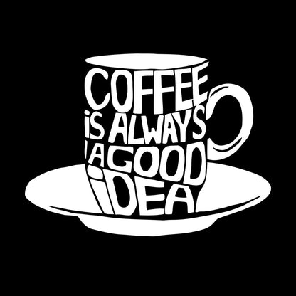 Lettering Stickers Cup Coffee Words Phrase Lettering Cafe Kitchen Store Decoration