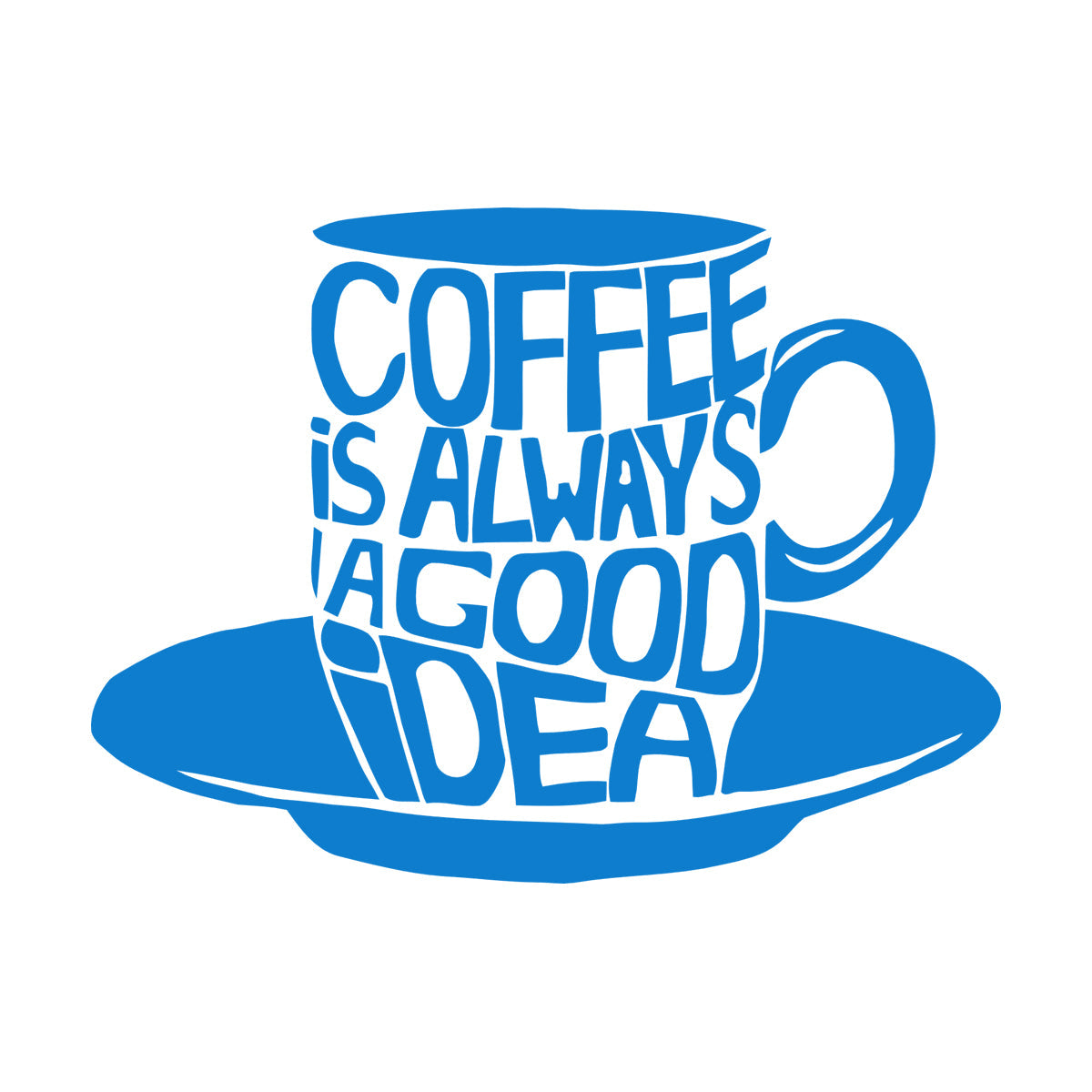 Lettering Stickers Cup Coffee Words Phrase Lettering Cafe Kitchen Store Decoration