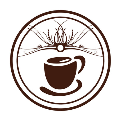 Wall Vinyl Sticker Decor Pattern Coffee Cup Tae Kitchen Art Mural Painting