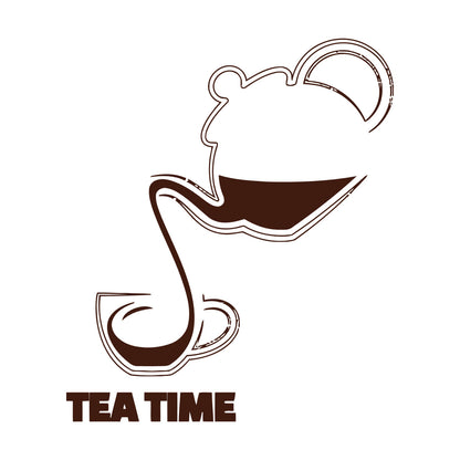 Fine Carving Stickers Tea Coffee Drinks Kitchen Cafe Kettle Cup Multiple Size Options