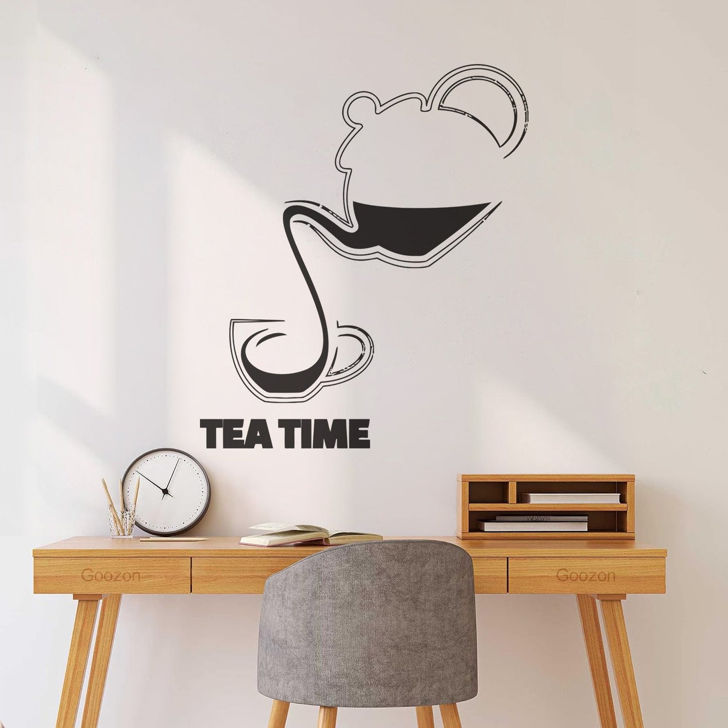 Fine Carving Stickers Tea Coffee Drinks Kitchen Cafe Kettle Cup Multiple Size Options