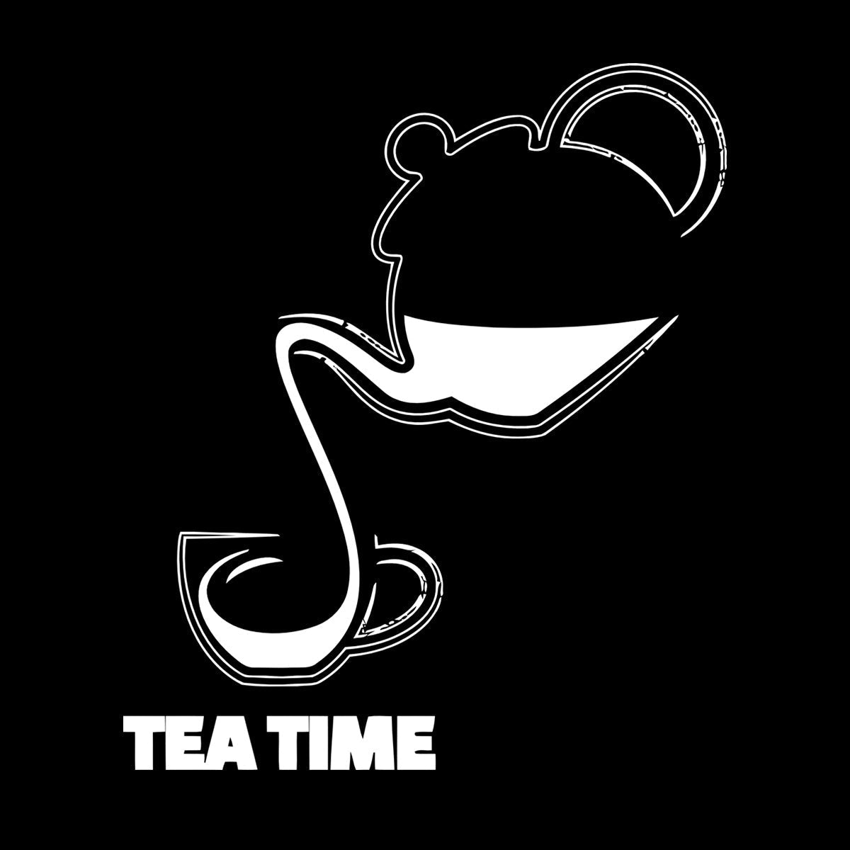 Fine Carving Stickers Tea Coffee Drinks Kitchen Cafe Kettle Cup Multiple Size Options