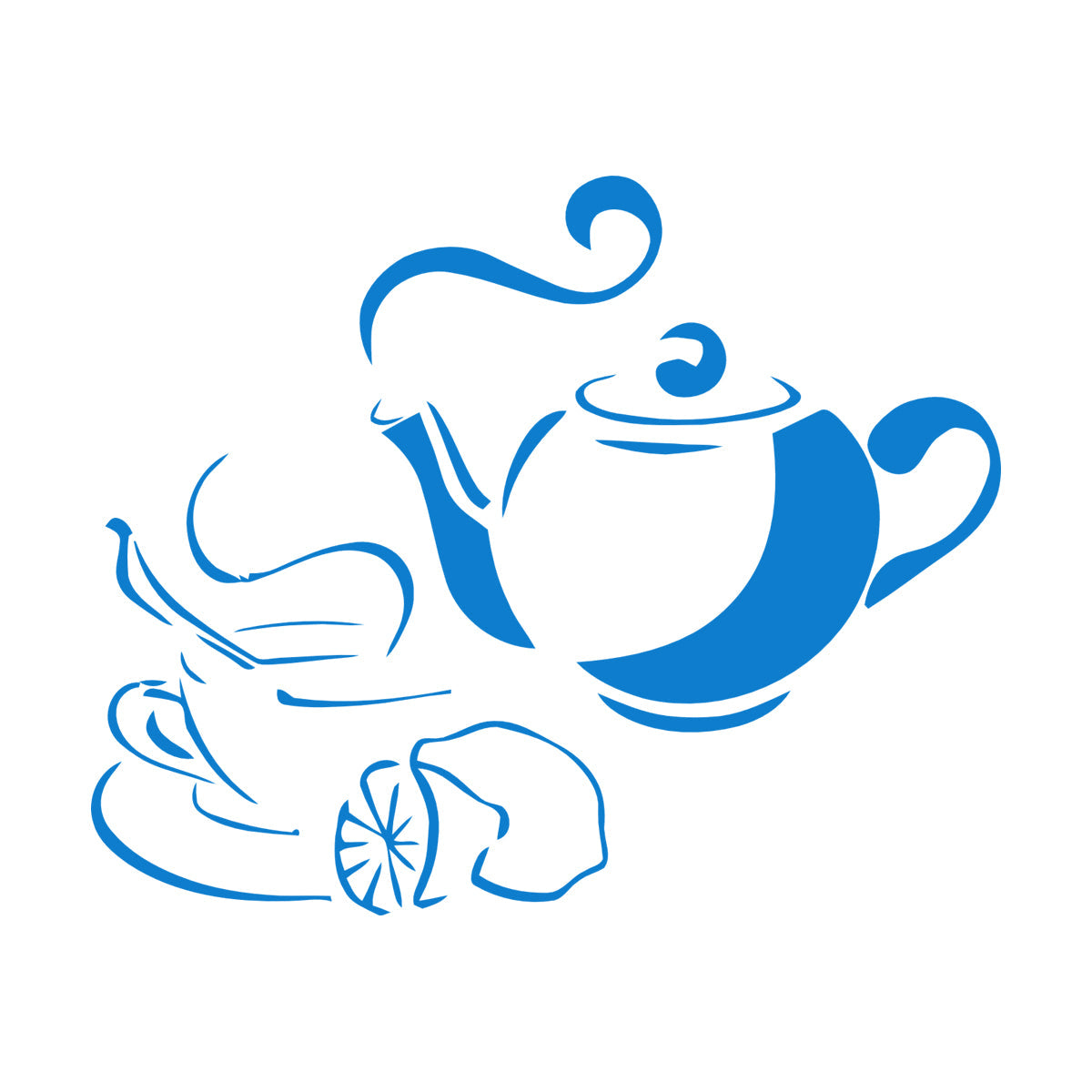 Wall Stickers Tea Coffee Food Drink Breakfast Waterproof