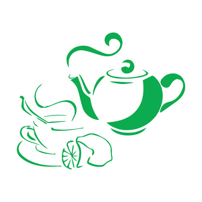 Wall Stickers Tea Coffee Food Drink Breakfast Waterproof