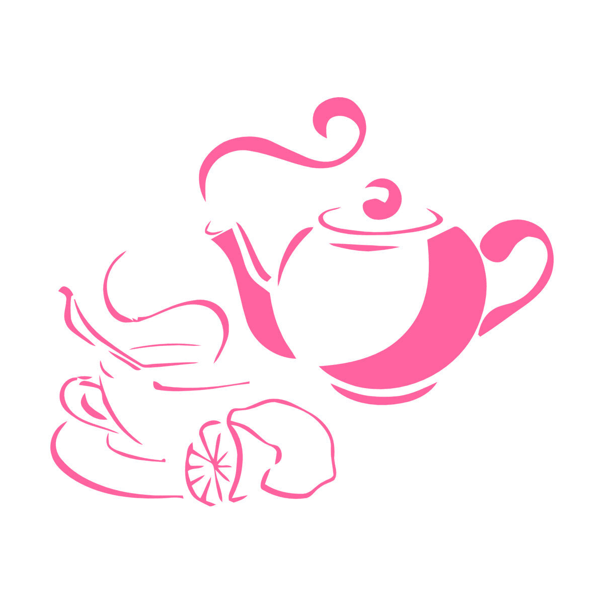 Wall Stickers Tea Coffee Food Drink Breakfast Waterproof