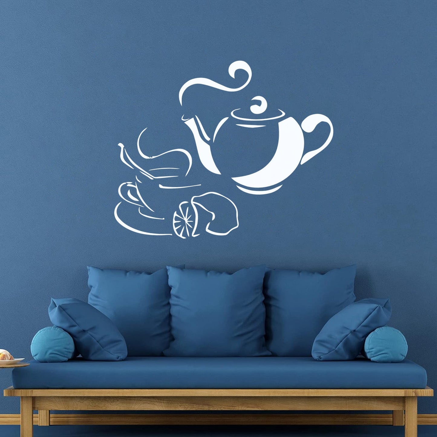 Wall Stickers Tea Coffee Food Drink Breakfast Waterproof