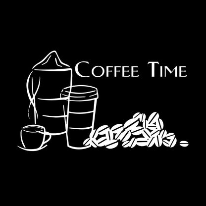 Lettering Stickers Great Quotes Kitchen Coffee Time Car Body Decoration