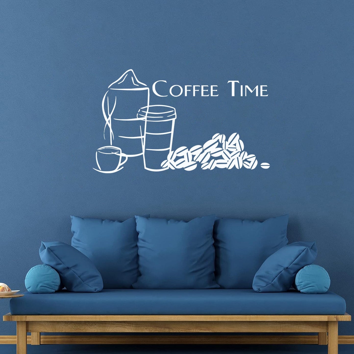 Lettering Stickers Great Quotes Kitchen Coffee Time Car Body Decoration