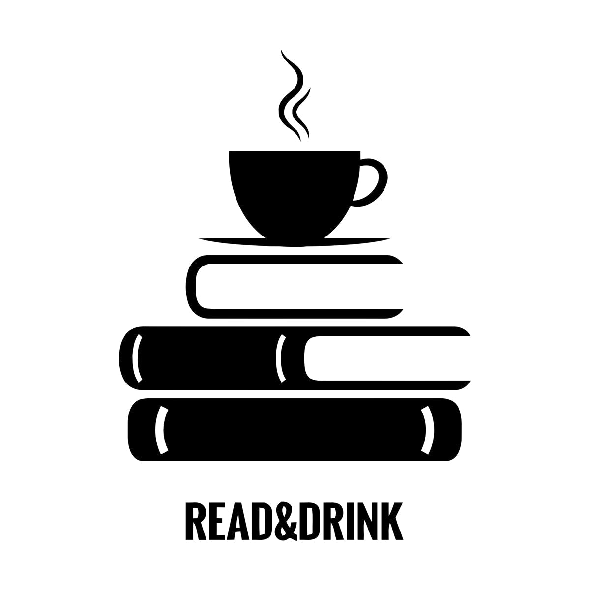 Wall Decals Paster Paper Book Coffee Reading Bookstore Window Decals